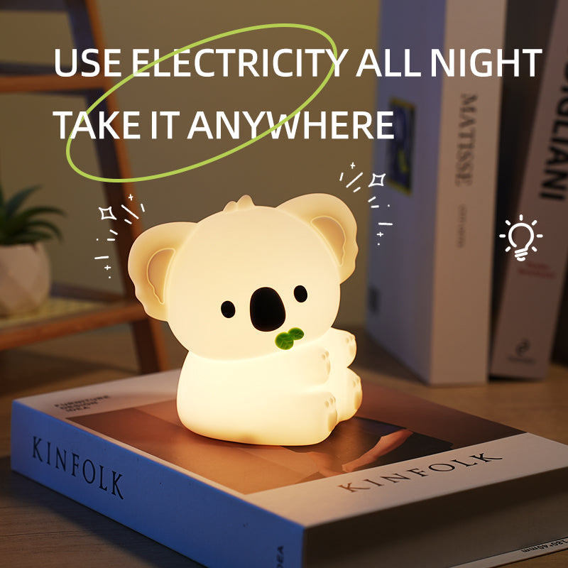 MeWaii® Squishy Silicone Koala LED Night Light - Perfect Gift for Kids and Girls
