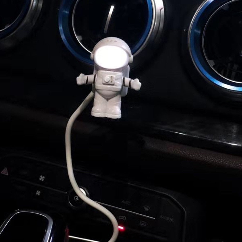 USB Night Light LED Astronaut Desk Lamp Flexible