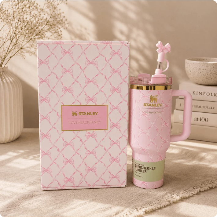 Stanley Pink Luxe Tumbler 40oz freeshipping