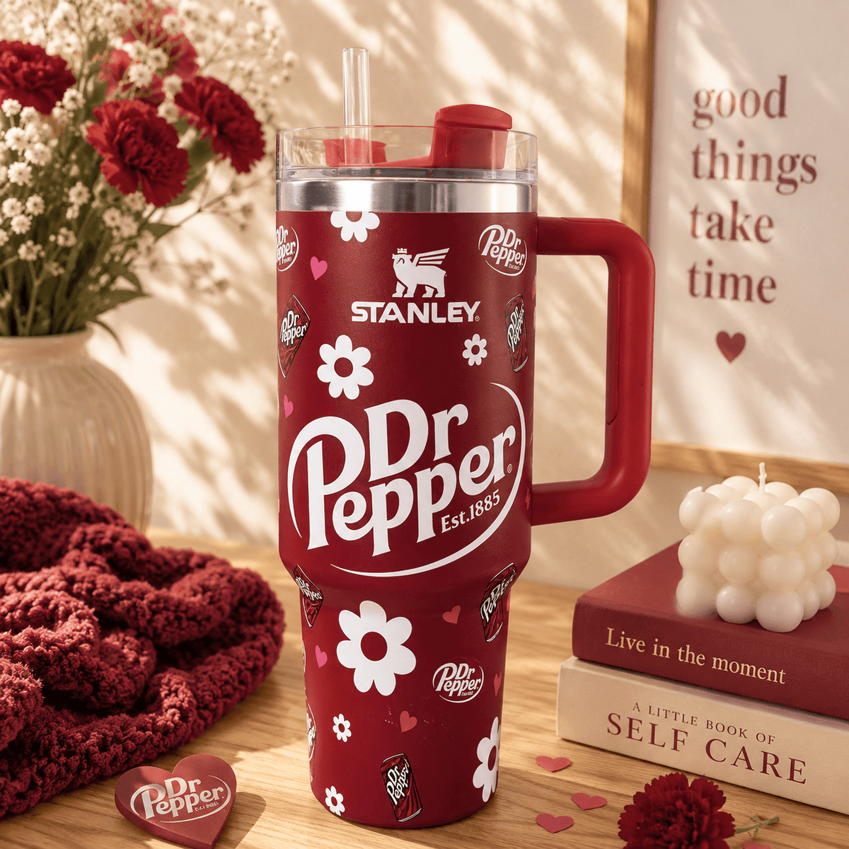 Stanley Dr Pepper 40oz Insulated Tumbler with Handle